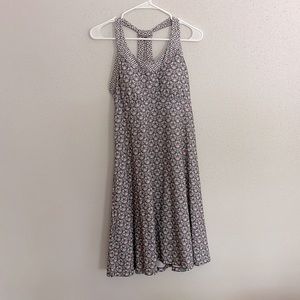 Sporty racer back dress with built in bra